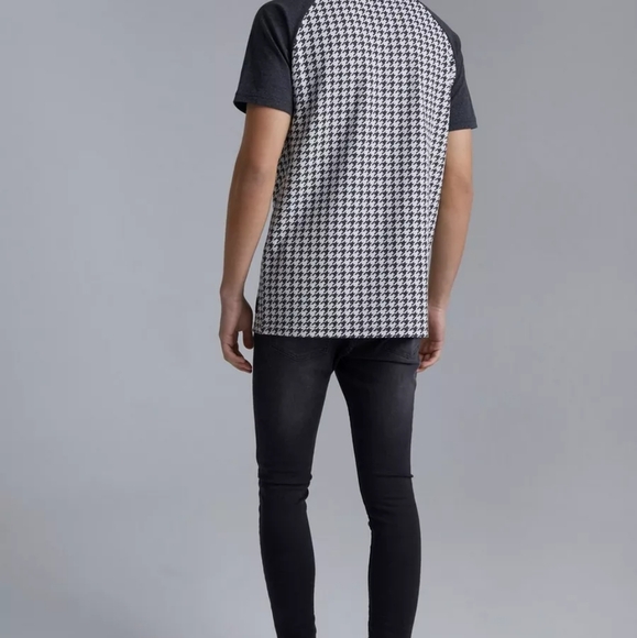 Brand new men's houndstooth Polo - Picture 2 of 7